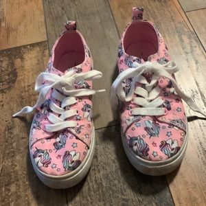 Pink unicorn sneakers